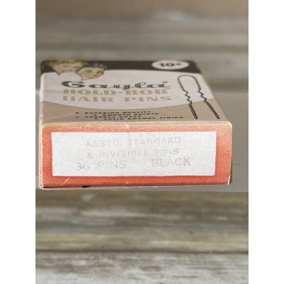 Vintage Hair Pin Lot - Gayla Hold-Bob & WWII Invisible Pins Lot of 2 - Picture 5 of 12